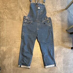 Casual Blue Denim Overalls